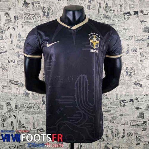 Maillot De Foot Bresil Noir Homme 2022 2023 AG18