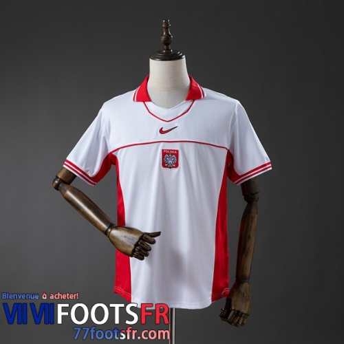 Retro Maillot De Foot Pologne Domicile Homme 1997 FG1277