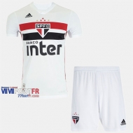 Ensemble Maillot Sao Paulo FC Enfant Domicile 2019-2020 Personnalise :77Footfr