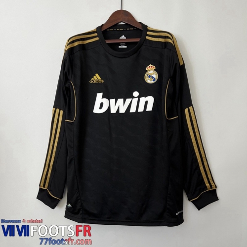 Retro Maillot De Foot Real Madrid Exterieur Homme Manche Longue 11 12 FG249