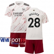 77footfr Arsenal Maillot de foot Willock #28 Exterieur Enfant 20-21