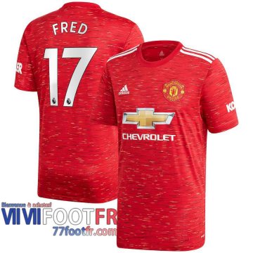 Maillot de foot Manchester United Fred #17 Domicile 2020 2021