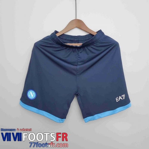 Short De Foot Naples bleu Homme 2021 2022 DK116