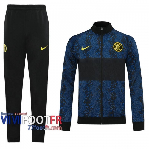 77footfr Veste Foot Inter Milan Taches bleu foncE - Edition spEciale 2020 2021 J35