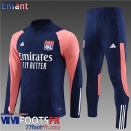 KIT: Survetement de Foot Lyon bleu marine Enfant 2023 2024 TK680