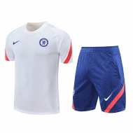 Survetement Foot T-shirt Chelsea blanc 2021 2022 PT01