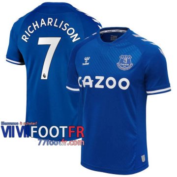77footfr Everton Maillot de foot Richarlison #7 Domicile 20-21