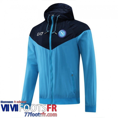 Coupe Vent - Sweat a Capuche Naples bleu Homme 2022 2023 WK200