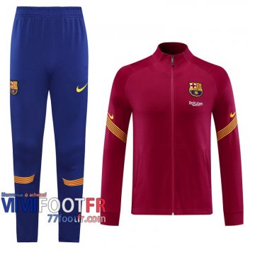 77footfr Veste Foot Barcelone rouge - Entrainement 2020 2021 J33