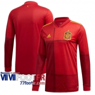 Maillot de foot Espagne Domicile Manches longues EURO 2020