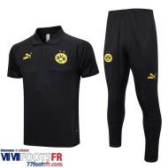 Polo foot Dortmund BVB noir Homme 2023 2024 PL646