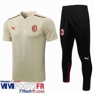 Polo foot AC Milan abricot Homme 21 22 PL219