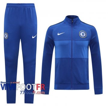 77footfr Veste Foot Chelsea bleu - Version du joueur 2020 2021 J80