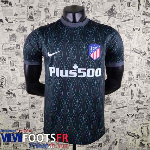 T-Shirt Atletico Madrid noir Homme 2022 2023 PL305