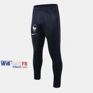 Promo: Nouveaux Pantalon Entrainement Foot France Polyester Bleu Fonce 2019/2020