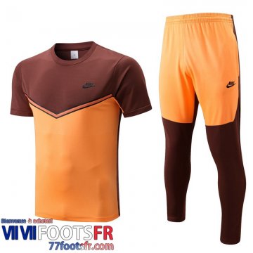 T-Shirt Sport marron orangé Homme 2022 2023 PL549