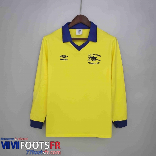 Maillot de foot Retro Arsenal Exterieur Homme Manche Longue 71/79