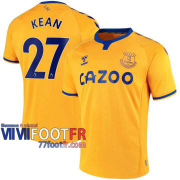 77footfr Everton Maillot de foot Kean #27 Exterieur 20-21