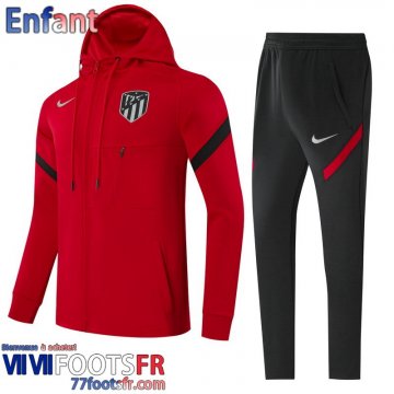 Veste Foot Olympique Lyon rouge Enfant 21 22 TK227