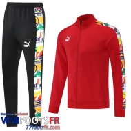 Veste Foot Sport rouge Homme 2022 2023 JK366