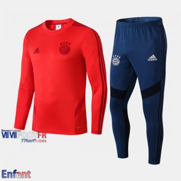 Promo: Ensemble Survetement Bayern Munich Enfant Rouge 2019/2020 Nouveau