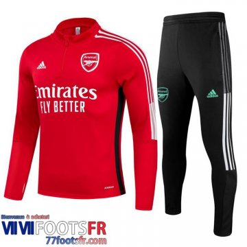 Kits: Survetement de Foot Arsenal rouge Enfant 2021 2022 TK86