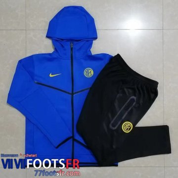 Veste Foot - Sweat A Capuche Inter Milan bleu Homme 2022 2023 JK418