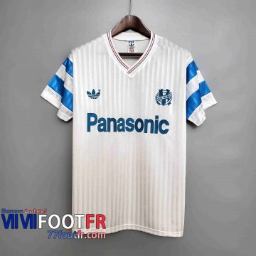 77footfr Retro Maillots foot Marseille 1990 Domicile