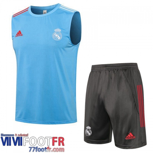 Sans manches Real Madrid Bleu clair 2021 2022 PL62