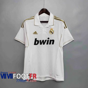 77footfr Retro Maillots foot Real Madrid 11 12 Domicile