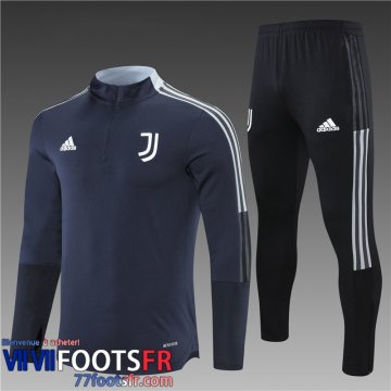 Survetement de Foot Juventus le noir Enfant 21 22 TK153