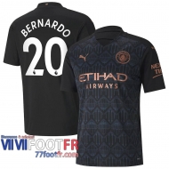 Maillot de foot Manchester City Bernardo #20 Exterieur 2020 2021