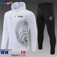 Sweatshirt Foot PSG Blanc Enfant 2022 2023 TK292