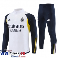 Survetement de Foot Real Madrid Blanc Homme 2023 2024 TG861