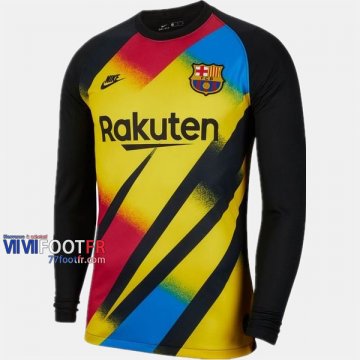 Nouveau Flocage Maillot De Foot Gardien Barcelone FC Homme Vert/Noir 2019-2020 Personnalise :77Footfr