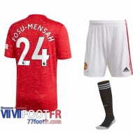 Maillot de foot Manchester United Timothy Fosu-Mensah #24 Domicile Enfant 2020 2021