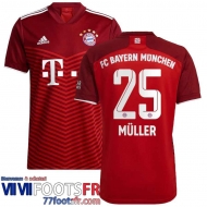 Maillot De Foot Bayern Munich Domicile Homme 21 22 # Thomas Müller 25