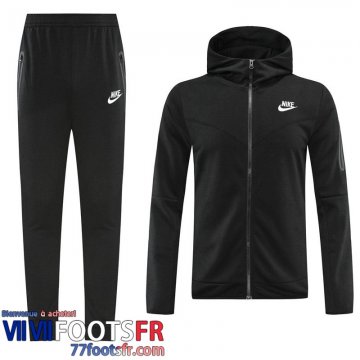 Veste Foot - Sweat A Capuche Sport noir Homme 2022 2023 JK359