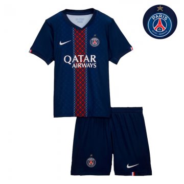 Maillot De Foot PSG Domicile Enfant 25 26 Champions d'Europe une étoile