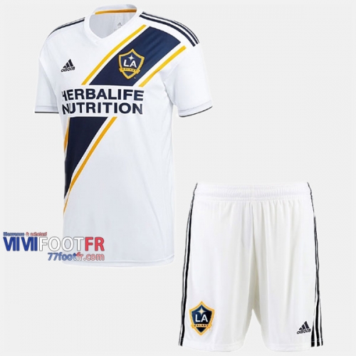 Ensemble Maillot LA Galaxy Enfant Domicile 2019-2020 Personnalise :77Footfr