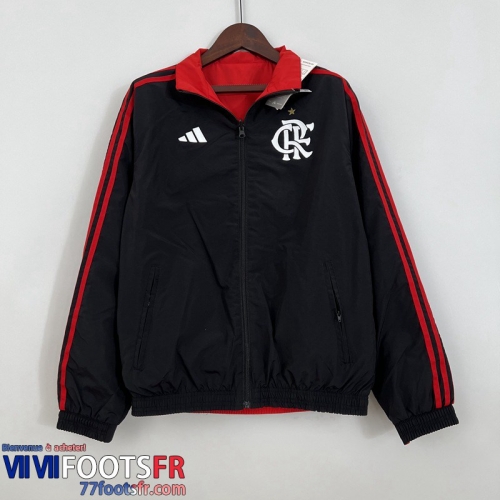 Coupe Vent Flamengo noir Homme 2023 2024 WK387