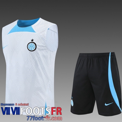 Survetement Sans manches Inter Milan Blanc Homme 22 23 TG395