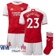 Maillot de foot Arsenal David Luiz 2#3 Domicile Enfant 2020 2021