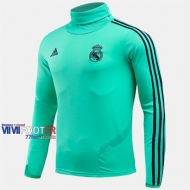 Les Nouveaux Classique Sweatshirt Foot Real Madrid Col Haut Vert 2019-2020