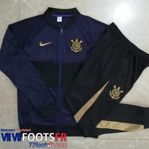 Veste Foot Corinthians bleu Homme 2022 2023 JK401