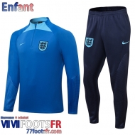 Survetement de Foot Angleterre bleu Enfant 2022 2023 TK274