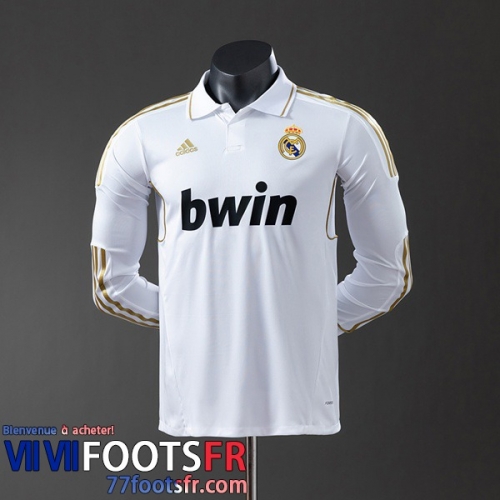 Retro Maillot De Foot Real Madrid Domicile Homme Manche Longue 11 12 FG1041