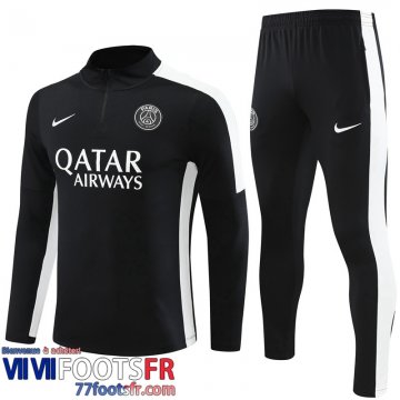 Survetement de Foot PSG noir Homme 2023 2024 TG821