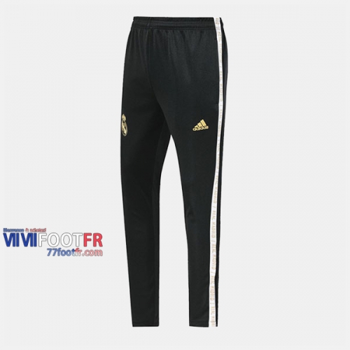 Promo: Les Nouveaux Pantalon Entrainement Foot Real Madrid Mode Noir 2019/2020