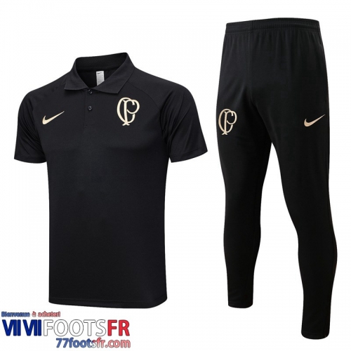 Polo foot Corinthians noir Homme 2023 2024 PL655